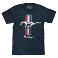 Ford Mustang Logo T-Shirt - Navy Hoodie, Sweatshirt | RetroVerseTees.com