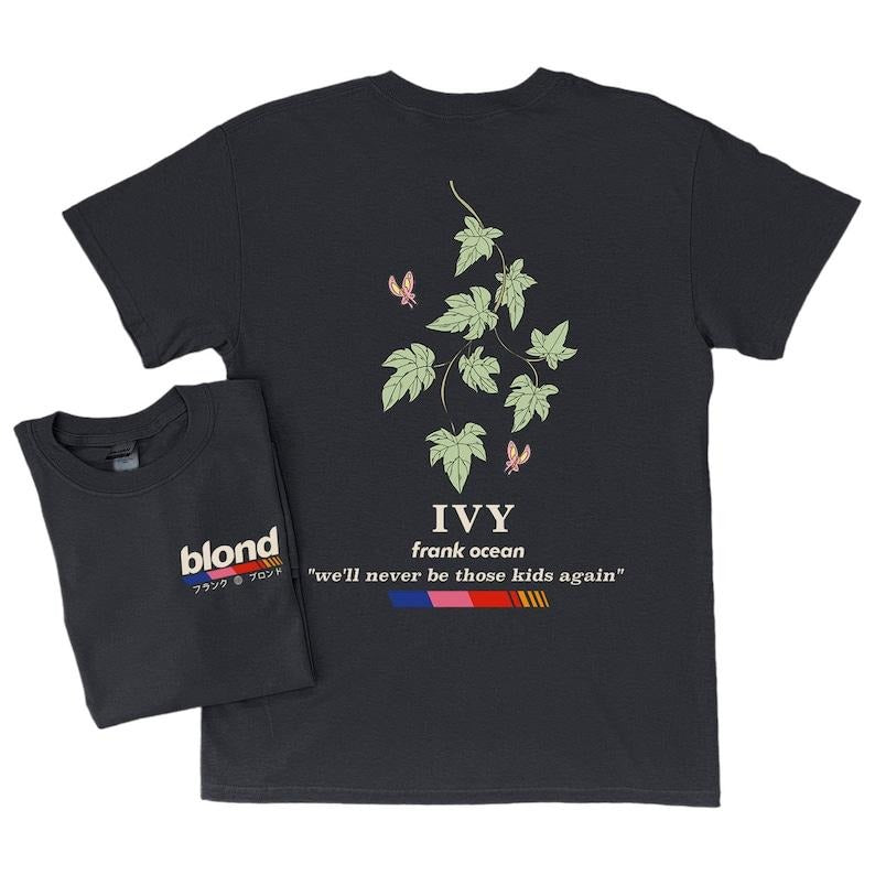 Fr*nk 0cean BLOND IVY Short Sleeve T Shirt | bl0nd album | bl0nded Hoodie, Sweatshirt | RetroVerseTees.com