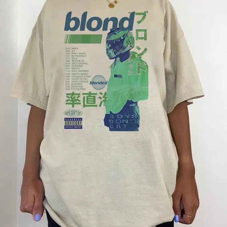 Frank T-Shirt, Blond Album Tee, Rap Hip Hop, 90s Vintage Sweatshirt, Fan Merch, Trending Shirt Hoodie | RetroVerseTees.com