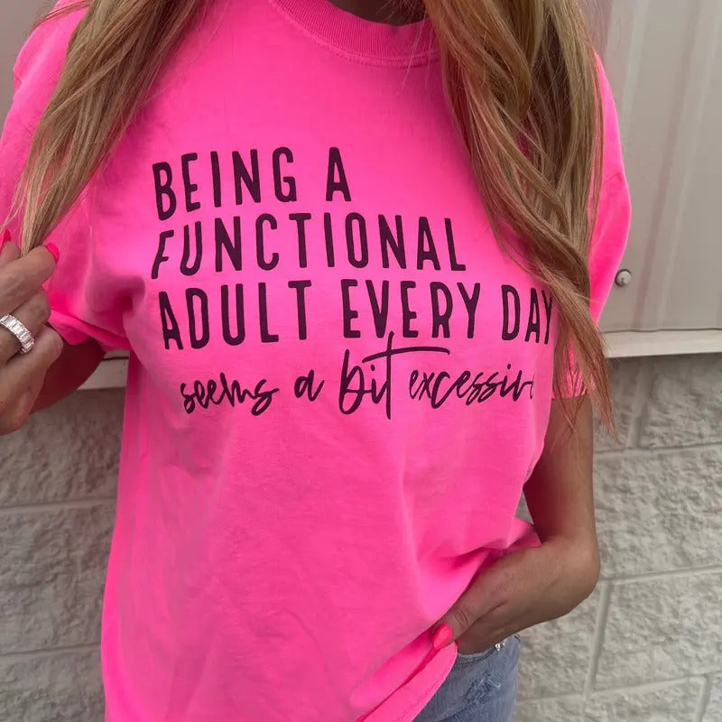Functional Adult Graphic Tee Hoodie, Sweatshirt | RetroVerseTees.com