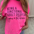 Functional Adult Graphic Tee Hoodie, Sweatshirt | RetroVerseTees.com