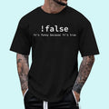 Funny False Programming Coding Short Sleeve Unisex T-Shirt, Cotton 100%, Top Trending Fashion Hoodie, Sweatshirt