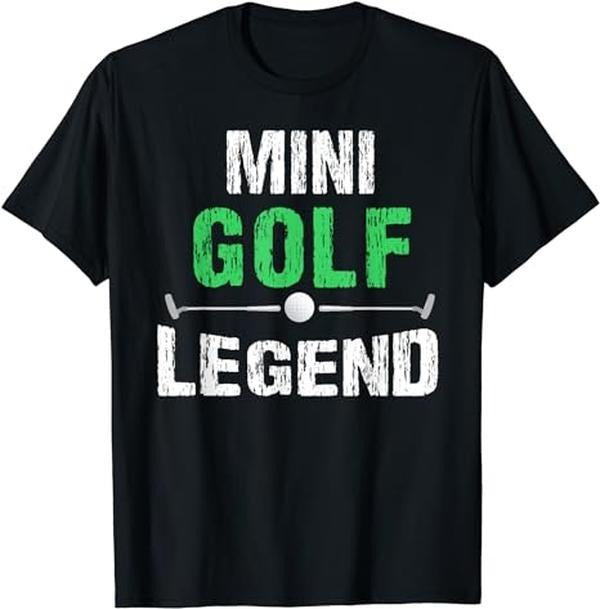 Funny Golf T-Shirt, Gift For Golfer, Funny Miniature Golfing Mini Golf Legend T-Shirt Menswear Top Underwear Hoodie,...