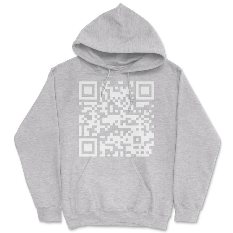 Funny QR Code T-Shirt, Sweatshirt, Hoodie | RetroVerseTees.com