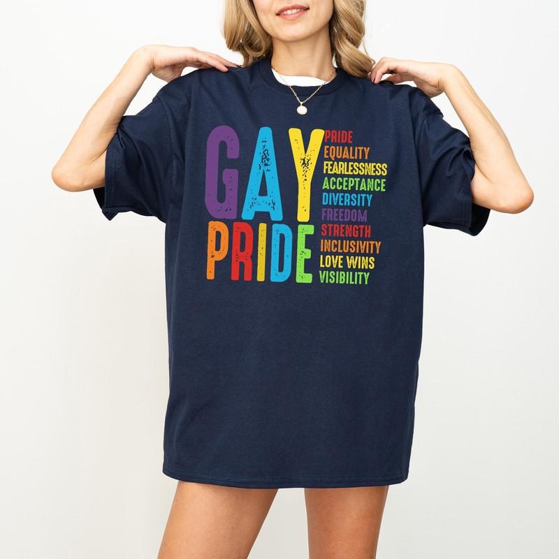 Gay Pride Shirt, Equal Rights Shirt, Pride Shirt, LGBT Shirt, Equality, Freedom, Human Rights, LGBTQ+ Shirt, Gay Festival...