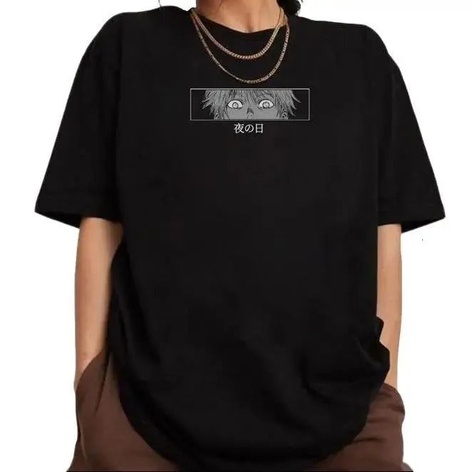 Gojo Eyes Shirt, Jjk Anime shirt, Satoru shirt, JujutsuKaisen Anime Shirt, jjk, jjk hoodie, JujutsuKaisen, Crew Neck,...