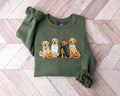 Golden Retriever Ghost Dogs sweatshirt, Halloween Sweatshirt, Halloween Sweater, Ghost Dog Shirt, Halloween Dog...
