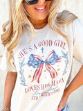 Good Girl Graphic Top T-Shirts, Hoodie, Sweatshirt | RetroVerseTees.com