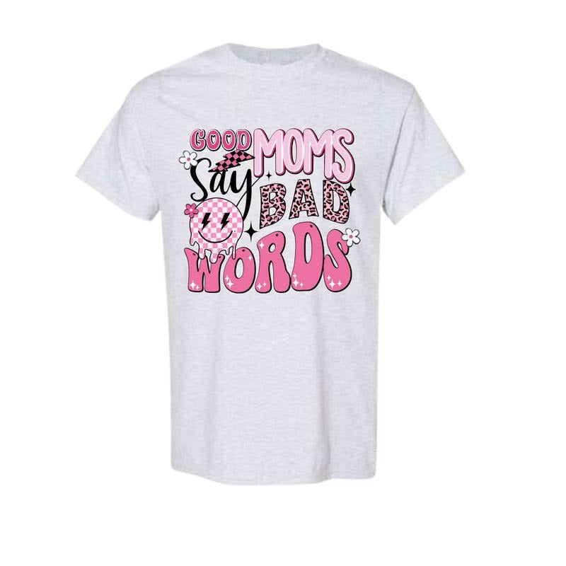 Good Mom Says Bad Words Shirt, Trending T shirt, Full size, Full colorstyle{n002}2 Hoodie, Sweatshirt | RetroVerseTees.com