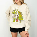Grinchh Who's Santa Anyway Ew Sweatshirt, Grinchh Christmas Sweatshirt, Grinchmas Sweater, Grinchh Sweatshirt, Christmas...