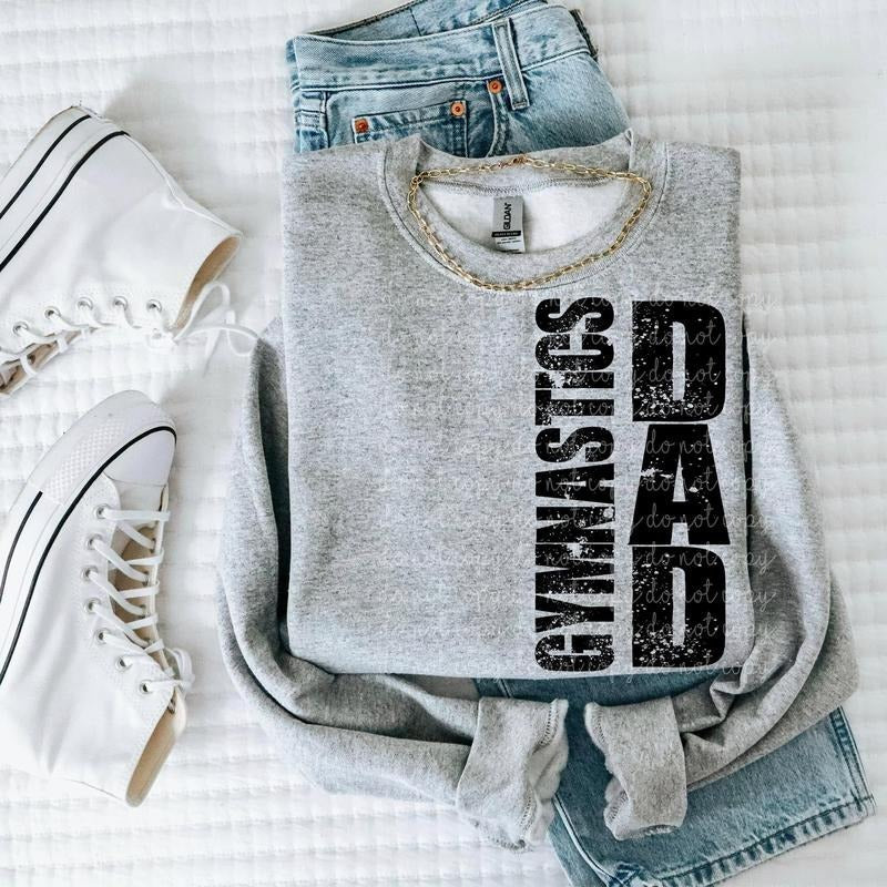 Gymnastics Dad DTF Transfers - THIS IS NOT A SHIRT Hoodie, Sweatshirt | RetroVerseTees.com