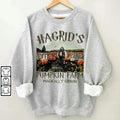 Hagrid's Pumpkin Fall Tshirt, Vintage Halloween HP Potterhead Unisex Shirt, Hoodie Underwear Lady pumpkin crewneck Sweatshirt
