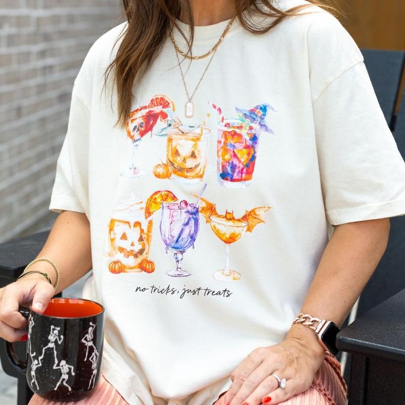 'Haunted Happy Hour' T-Shirt Hoodie, Sweatshirt | RetroVerseTees.com