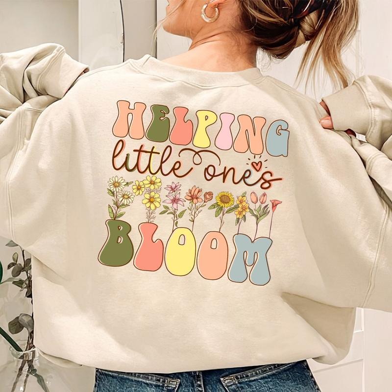 Helping Little One Bloom Shirt, NICU Nurse Sweatshirt Best Price Hoodie | RetroVerseTees.com