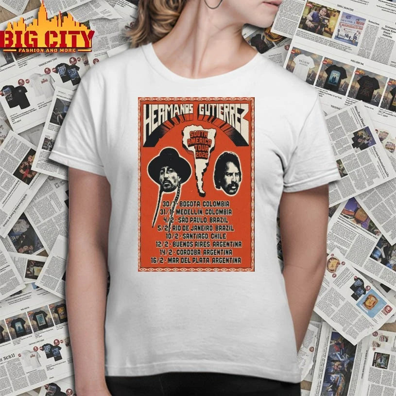 Hermanos Gutierrez South America Tour 2026 Poster shirt