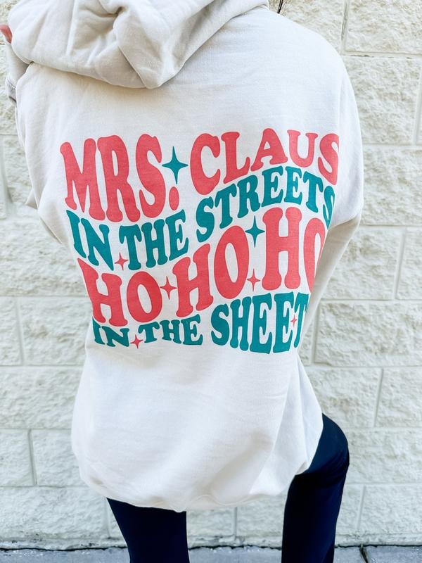 Ho Ho Ho Graphic Hoodie T-Shirts, Sweatshirt | RetroVerseTees.com