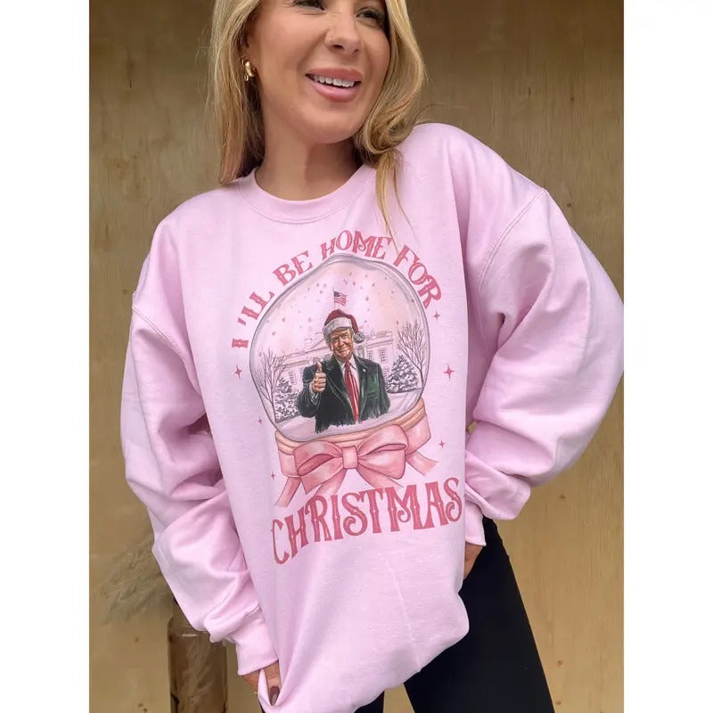 Home For Christmas Graphic Top T-Shirts, Hoodie, Sweatshirt | RetroVerseTees.com