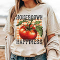 Homegrown Happiness Tomato DTF Transfers - THIS IS NOT A SHIRT Hoodie, Sweatshirt | RetroVerseTees.com