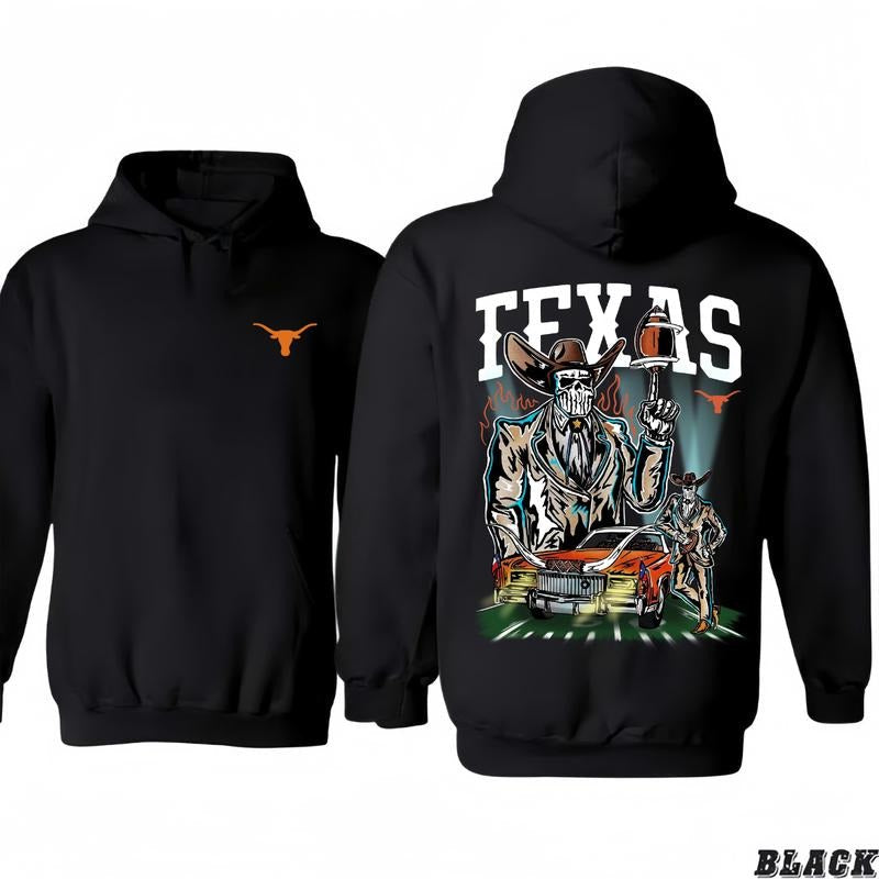 Warren Lotas T-Shirt/Hoodie - Texas Longhorns Football - Unique T-Shirt/Hoodie Vintage for Men and Women, Unisex Workwear Tee