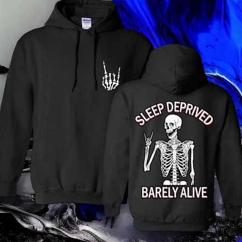 "Sleep Deprived" Short Sleeve/Crewneck/Hoodie, Hoodie hot trend T-Shirts, Sweatshirt | RetroVerseTees.com