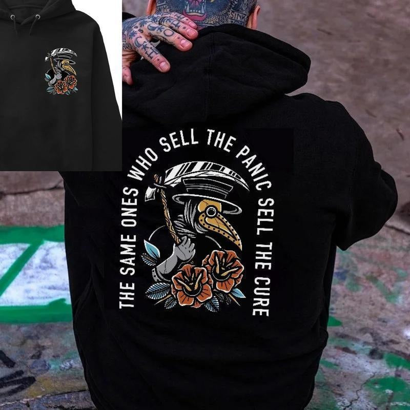 The Same Ones Who Sell The Panic Sell The Hoodie/T-Shirts Unique Design with Double Side Hoodie/T-Shirts Vintage Style...