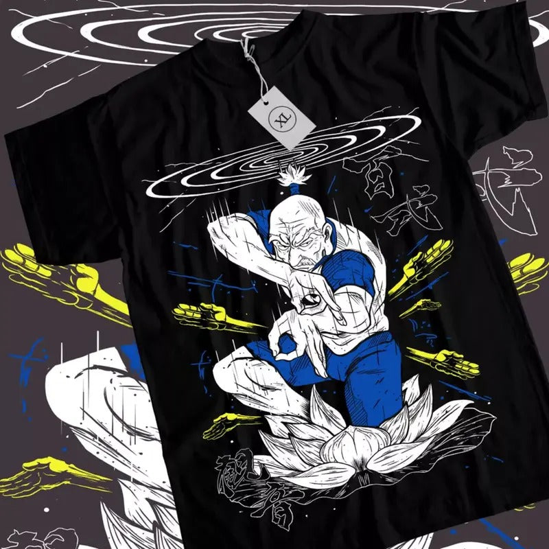 Hunter X Hunter Anime T-Shirt & Sweatshirt, Isaac Netero Hunter Association Graphic Tee, Anime Manga Lover Gifts Ball...