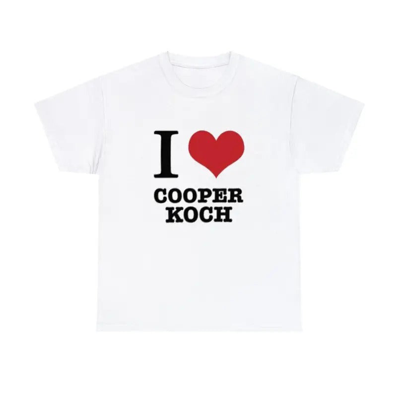 I HEART COOPER KOCH T shirt, I love Cooper Koch shirt Hoodie, Sweatshirt | RetroVerseTees.com