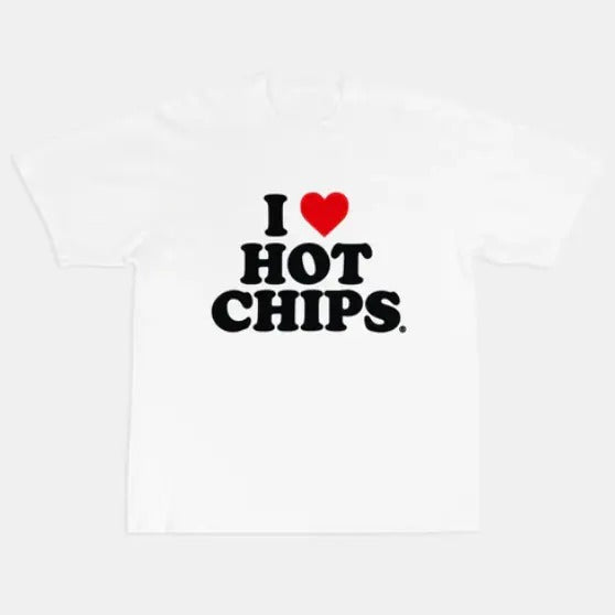 I Love Hot Chips T-Shirt , Unisex, Gift, Graphic T Shirt, Gift For Him, Gift For Her Hoodie, Sweatshirt | RetroVerseTees.com