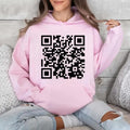 I Love You QR Code Hoodie, QR Code I Love You Valentine's Hoodie, Valentines Gifts, Gift For Her, Gift For Him, Classic...