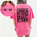I Might Be Difficult Shirt, Funny Shirt For Women, Retro Groovy Graphic T-shirt, Casual Basic Tops For Lady, Cotton...