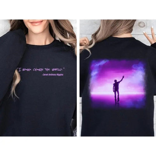 "I WANNA CHANGE THE WORLD." Sweatshirt, Music Album Vintage Sweatshirt T-Shirts, Hoodie | RetroVerseTees.com