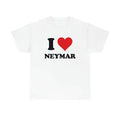 I love Neymar shirt, Unisex, Gift, Graphic T Shirt, Gift For Him, Gift For Her, Gift For Football Lover, I heart shirt...
