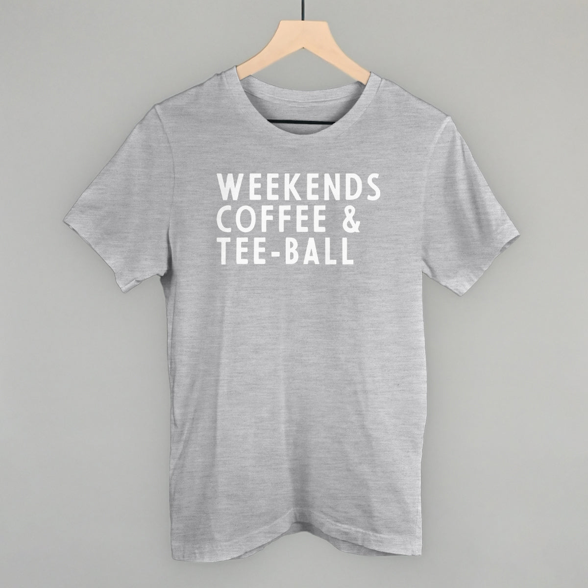 Weekends Coffee & Tee-Ball Hoodie, Sweatshirt | RetroVerseTees.com (Image 1)