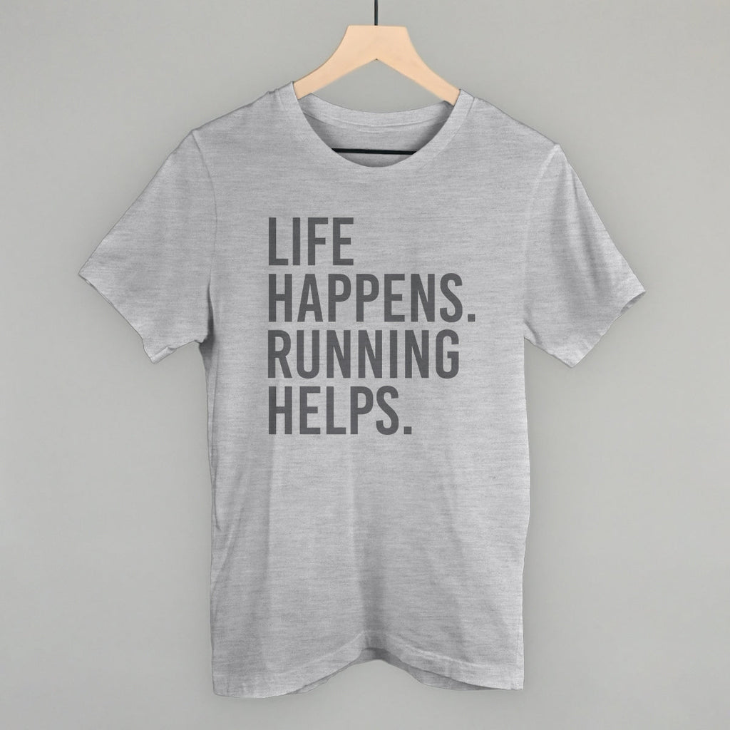 Life Happens. Running Helps. T-Shirts, Hoodie, Sweatshirt | RetroVerseTees.com (Image 2)