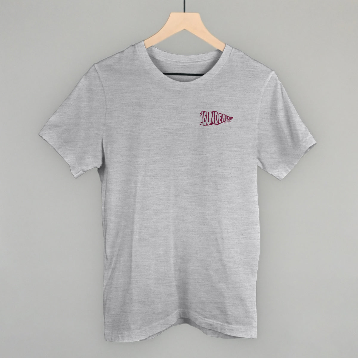 Sun Devils Pennant Flag (Left Chest) T-Shirts, Hoodie, Sweatshirt | RetroVerseTees.com (Image 2)