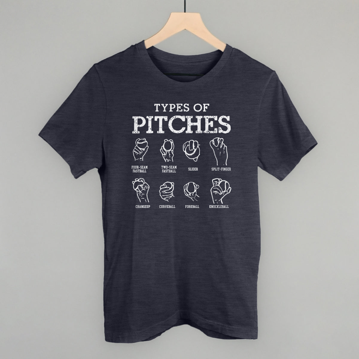 Types of Pitches T-Shirts, Hoodie, Sweatshirt | RetroVerseTees.com (Image 1)