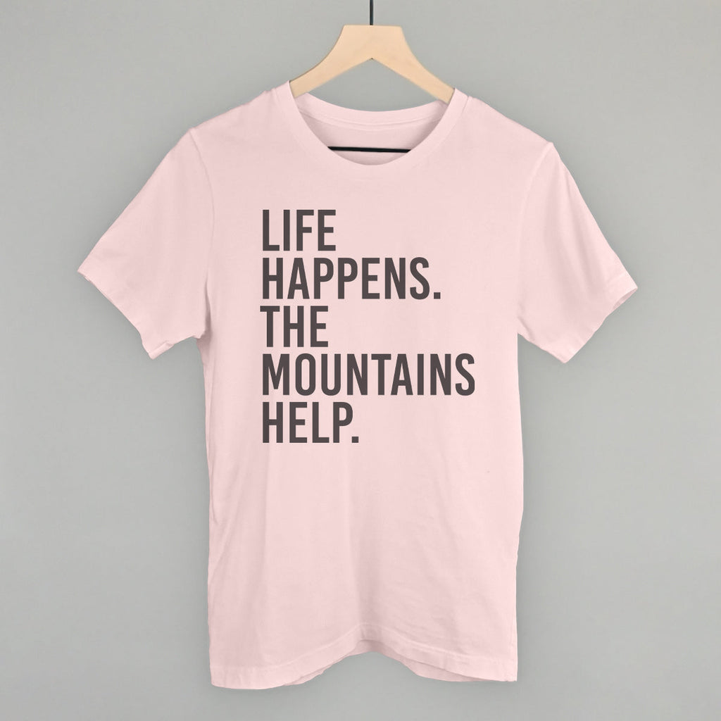 Life Happens The Mountains Help T-Shirts, Hoodie, Sweatshirt | RetroVerseTees.com (Image 2)