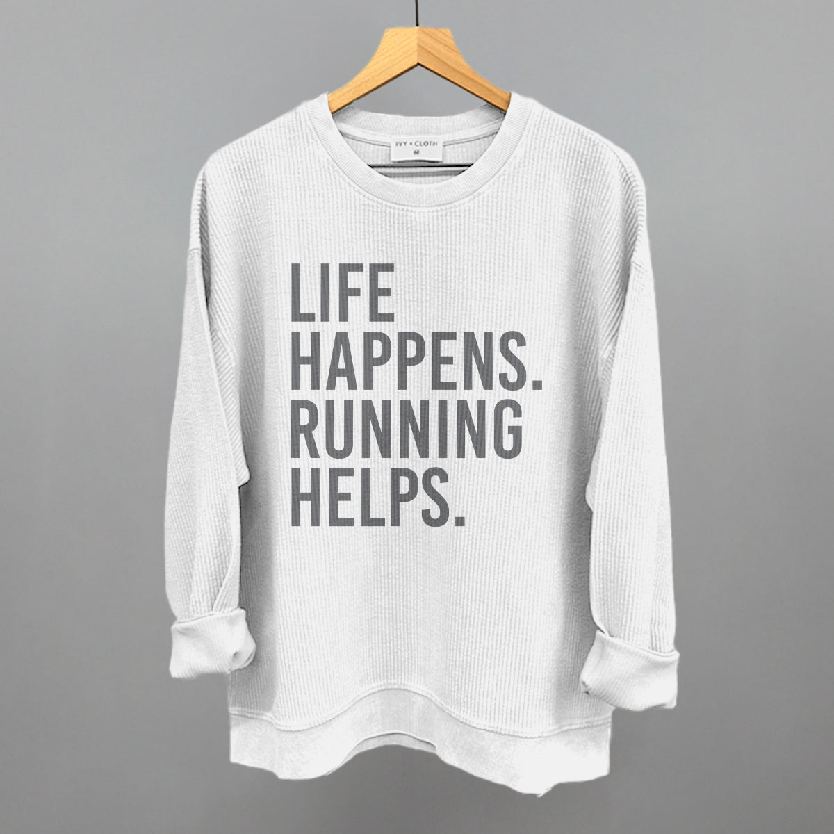 Life Happens. Running Helps. T-Shirts, Hoodie, Sweatshirt | RetroVerseTees.com (Image 5)