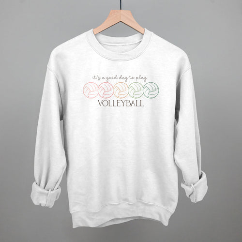 It's A Good Day To Play Volleyball Doodle T-Shirts, Hoodie, Sweatshirt | RetroVerseTees.com (Image 1)