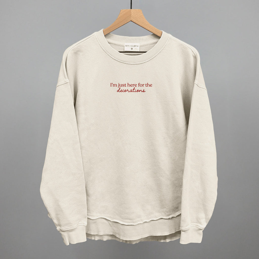 I'm Just Here For The Decorations T-Shirts, Hoodie, Sweatshirt | RetroVerseTees.com (Image 5)