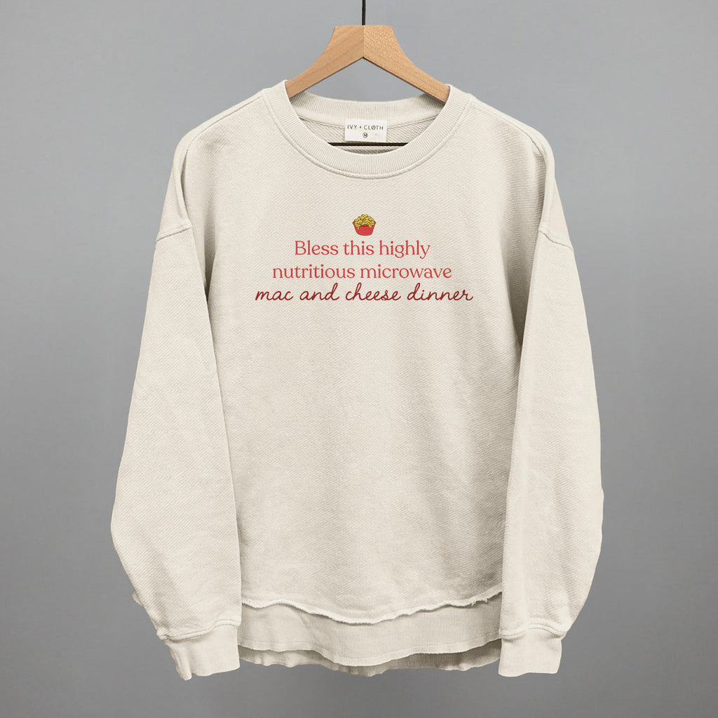 Bless This Highly Nutritious Microwave Mac & Cheese T-Shirts, Hoodie, Sweatshirt | RetroVerseTees.com (Image 5)