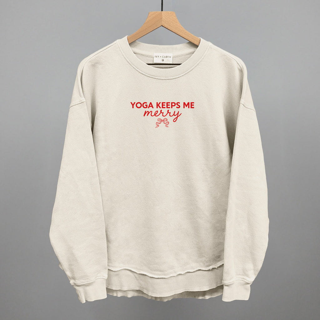 Yoga Keeps Me Merry T-Shirts, Hoodie, Sweatshirt | RetroVerseTees.com (Image 4)
