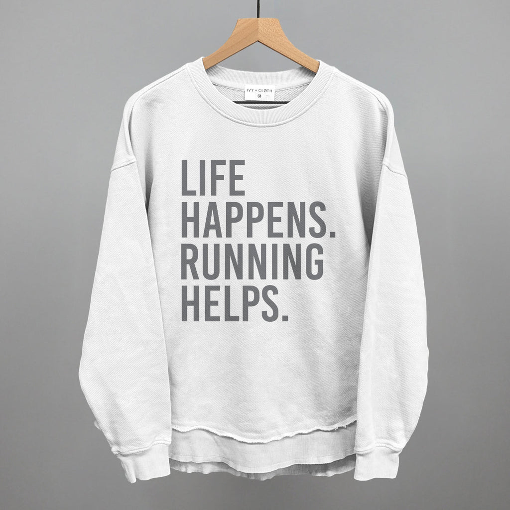 Life Happens. Running Helps. T-Shirts, Hoodie, Sweatshirt | RetroVerseTees.com (Image 4)