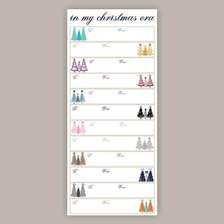 In My Christmas Era Holiday Tags (Sticker Sheet) T-Shirts, Hoodie, Sweatshirt | RetroVerseTees.com (Image 1)