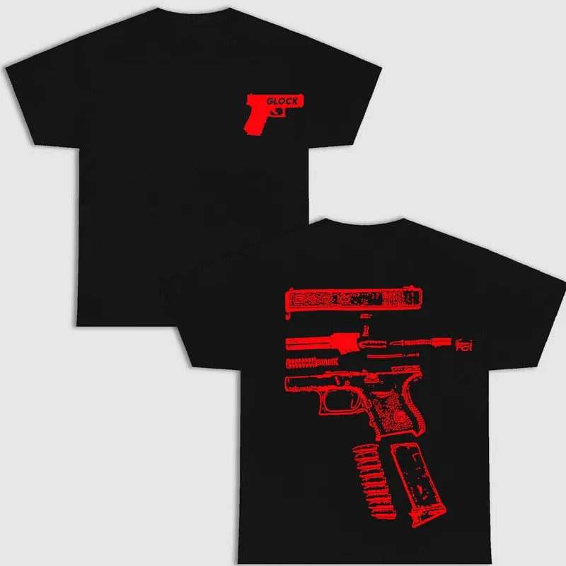 IN GLOCK WE TRUST DOUBLE SIDES BLACK VERSION MENWEAR T-Shirts, Hoodie, Sweatshirt | RetroVerseTees.com