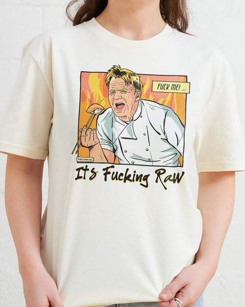 IT'S RAW! T-SHIRT, Men Summer Fashion Cotton, Cotton Menswear, S to 3XL Soft Top Hoodie, Sweatshirt | RetroVerseTees.com