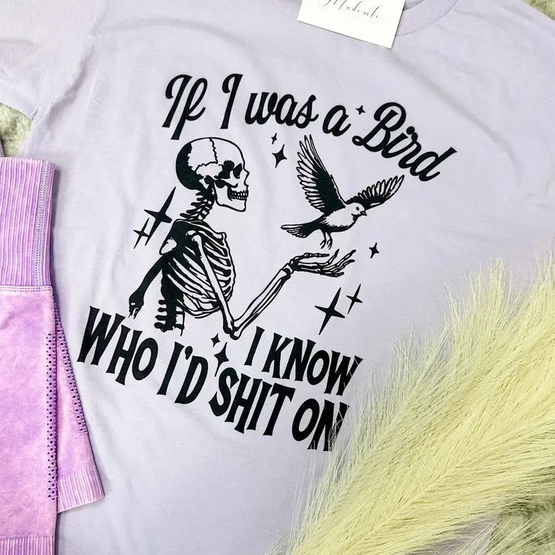 If I Was A Bird Graphic Tee Hoodie, Sweatshirt | RetroVerseTees.com