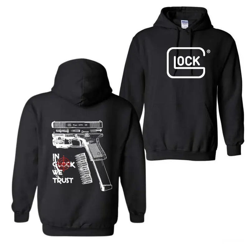 In Glock We Trust Double Side Hoodie, Disassembly Hoodie, Glock Hoodie, Unisex Classic Cotton Tee, For Men, For Women...