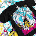 Inuyasha Sesshomaru T-shirt Red Moon Inu Yasha Kawaii Girl Gift Shirt All Size Hoodie, Sweatshirt | RetroVerseTees.com