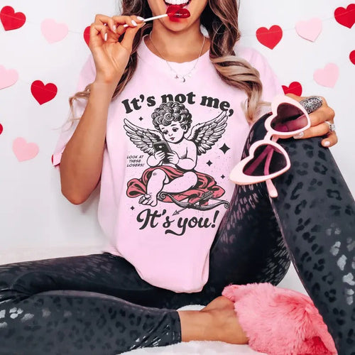 It's Not Me It's You Valentine's Day Shirt, Sarcastic Snarky Unisex Tshirt, Humorous Graphic Women's Shirt Hoodie, Sweatshirt